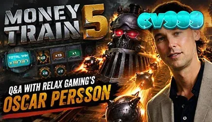 Money Train 5 স্লট গেমের একটি দৃশ্য যেখানে নতুন স্টেশন এবং চরিত্রগুলো প্রদর্শিত হচ্ছে।